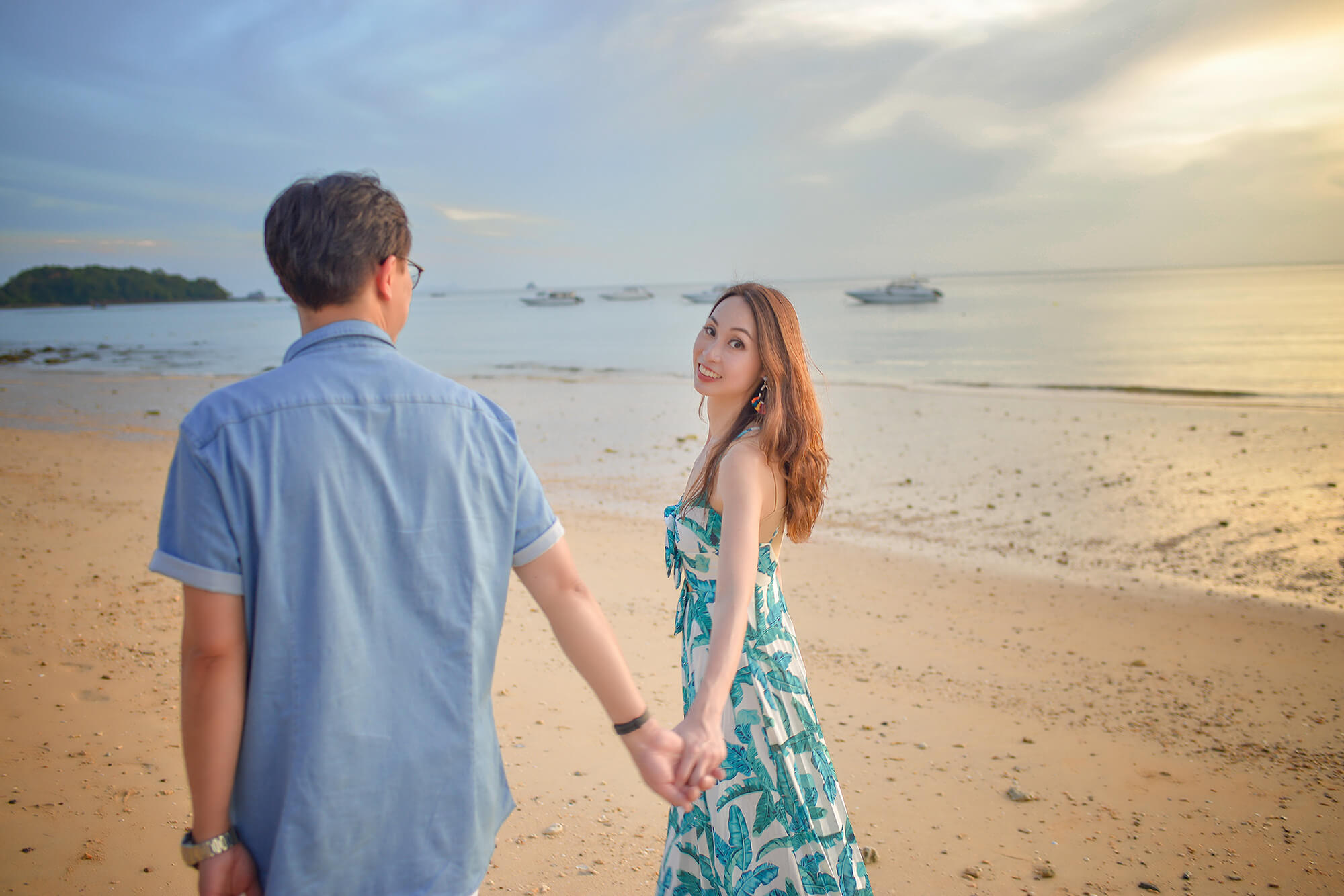 Krabi, Ao Nang Klong Muang Beach couples photoshoot